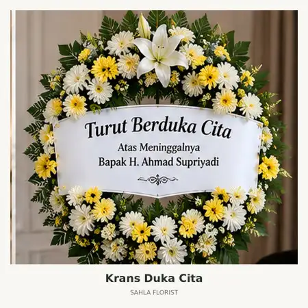 Krans Bunga Duka Bogor Nirwana Residence